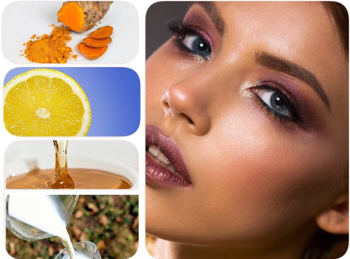Benefits of the face mask with turmeric, milk, honey and lemon