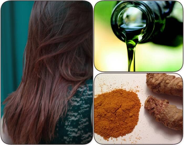 turmeric and olive oil for hair