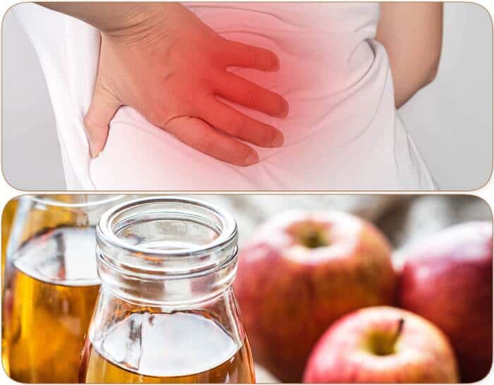 Apple cider vinegar for back pain