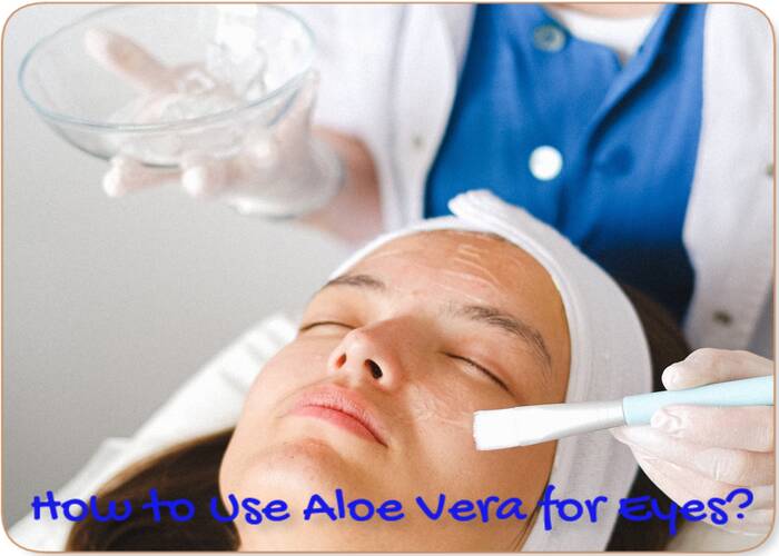 how to use aloe vera for eyes