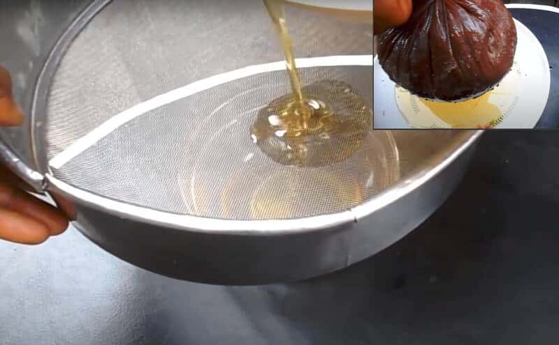 Filtering and Storing Peanut Oil