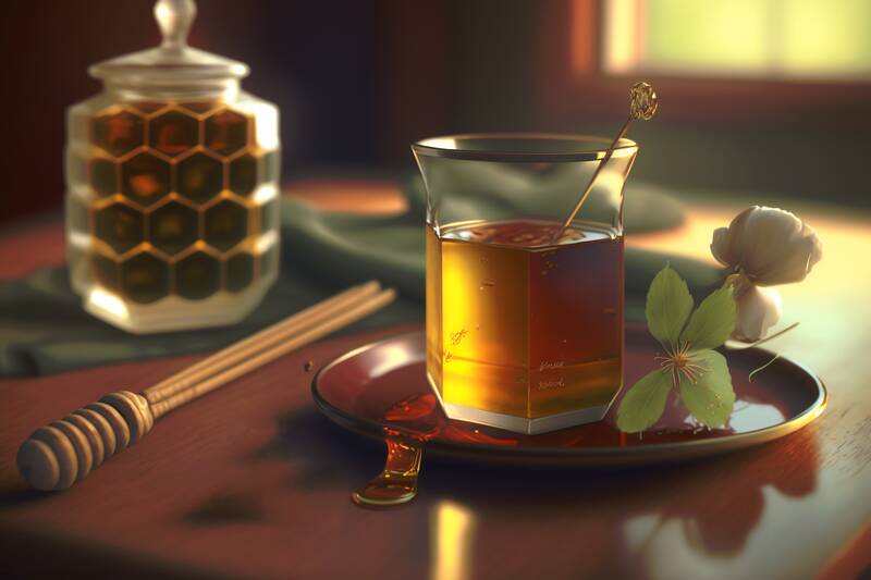 green tea honey benefits